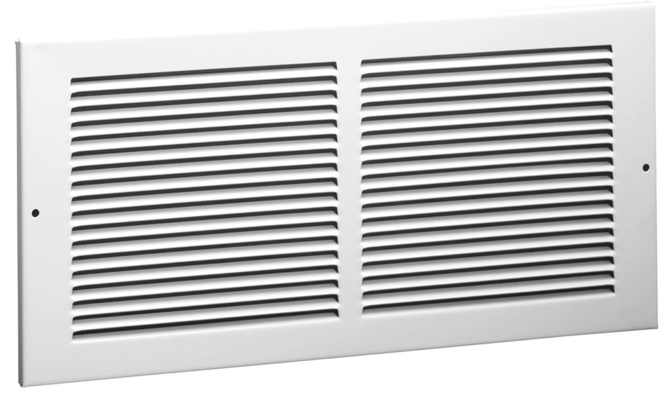 Hart & Cooley 043111, 10x10 Return Air Grille, White Steel Wall & Ceiling Vent Cover, 650 Series