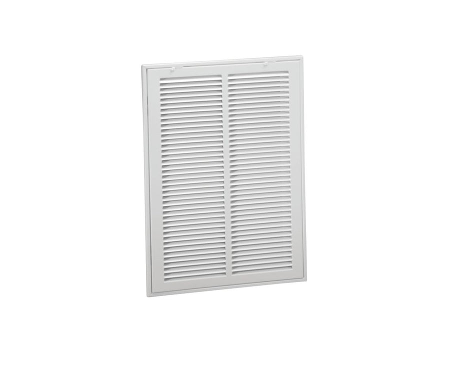 Hart & Cooley 703992, 14x14 Return Air Filter Grille, White Steel Filter Back Vent Cover, Fits 14x14x1 Filter