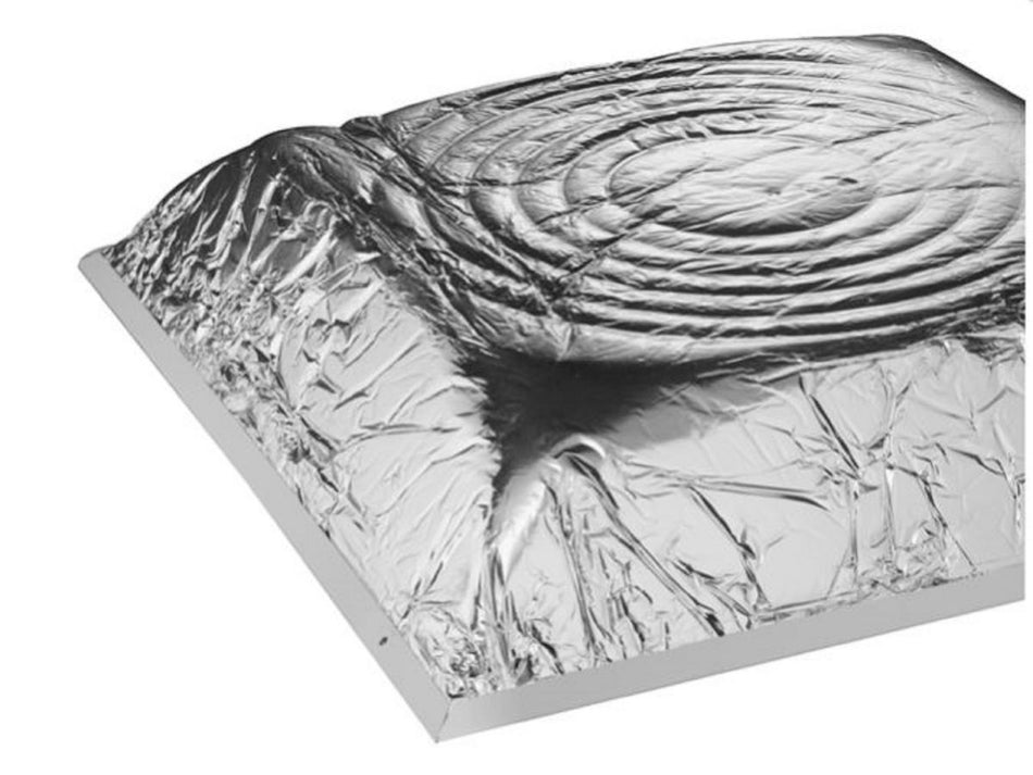 Hart & Cooley 016429, 24x24 T-Bar Lay-In Ceiling Diffuser, Black Fiberglass Ceiling Air Vent