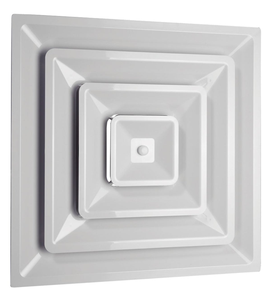 HaVACo Quick Connect HT-2X2-SPL06-IB, 24x24 Duct Boot, White Plastic HVAC Duct Fitting, HT Series