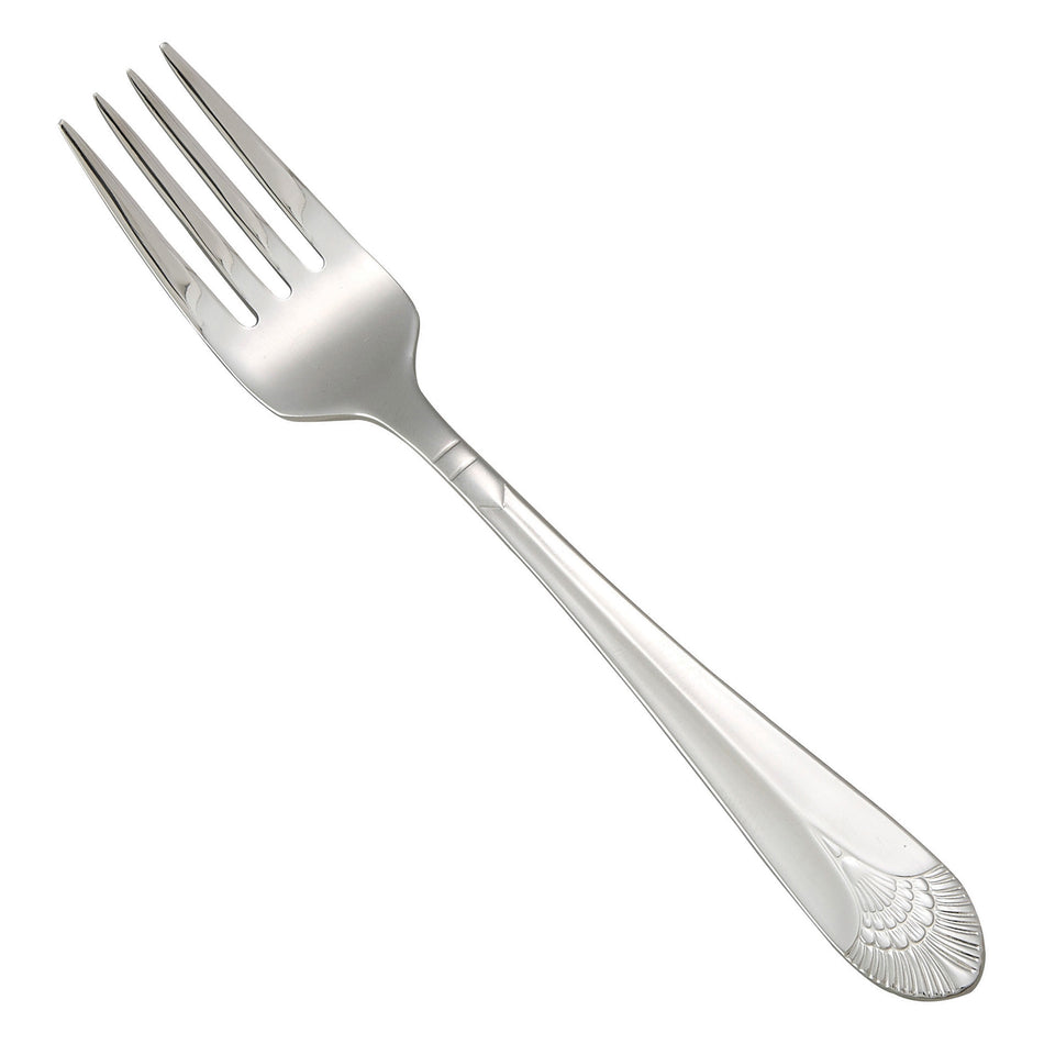 12 pack Winco 0031-06 Peacock Salad Fork, 18/8 Extra Heavyweight
