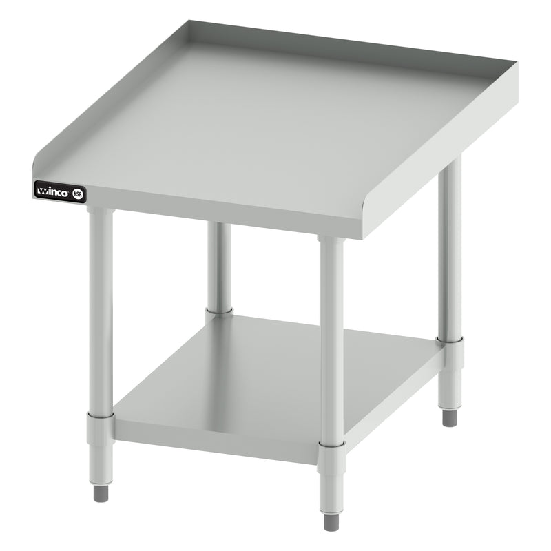 Winco ES-2430 24 Inch Equipment Stand with Stainless Steel Top and Undershelf