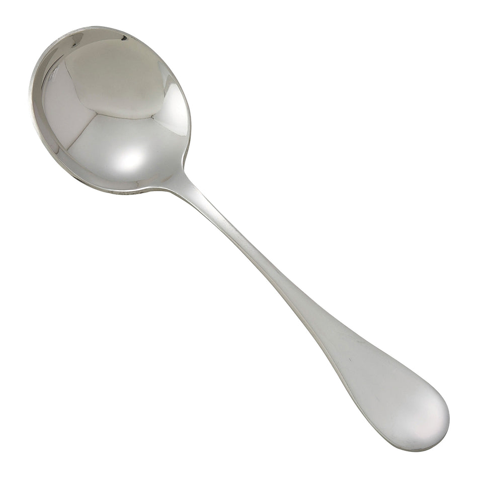 12 pack Winco 0037-04 Venice Bouillon Spoon, 18/8 Extra Heavyweight