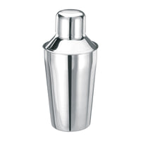 Winco BS-310 10 Oz Bar Cocktail Shaker Set 3 Piece Stainless Steel with Cap and Strainer