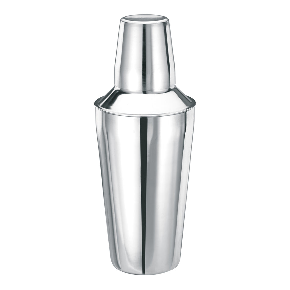 Winco BS-1P 16 Oz Bar Cocktail Shaker Set Stainless Steel Cap Strainer Cup