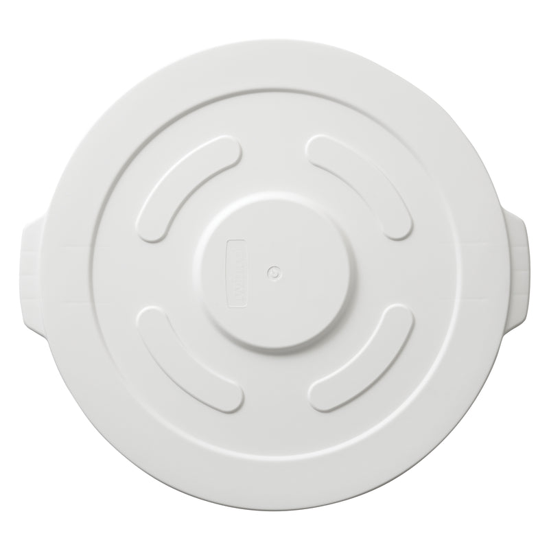 Winco PTCL-20W 21 Inch Lid White Plastic for PTC-20W Trash Receptacle
