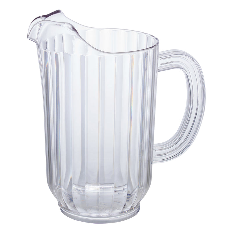 Winco WPC-48 48 Oz. NSF Clear Polycarbonate Water Pitcher with Handle