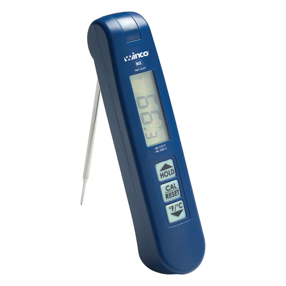 Winco TMT-DG7 Thermocouple Thermometer -40° to 572°F with Folding Probe