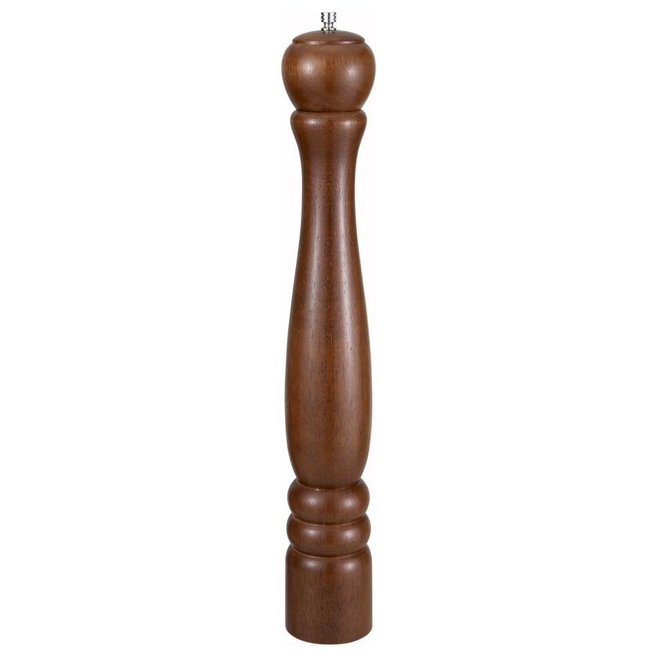 Winco WPM-18 18" Peppermill, Russet Brown Wood