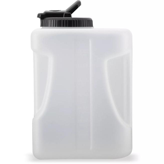 Carlisle 640000 1 Gallon Mixing Container Pitcher Plastic Dishwasher Safe Clear w/ Black Lid