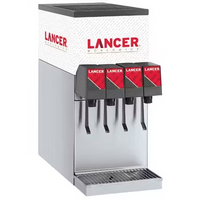 Lancer CED504 4-Valve Countertop Soda Dispenser - GB Decals