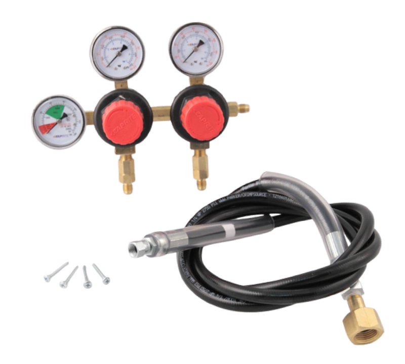 2 Body Wall Mount Primary Soda Regulator with High Pressure Hose (T8861-6)