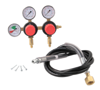 2 Body Wall Mount Primary Soda Regulator with High Pressure Hose (T8861-6)