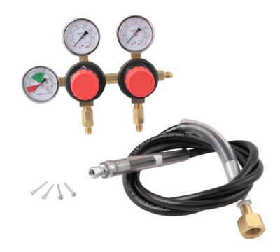 2 Body Wall Mount Primary Soda Regulator with High Pressure Hose (T8861-6)