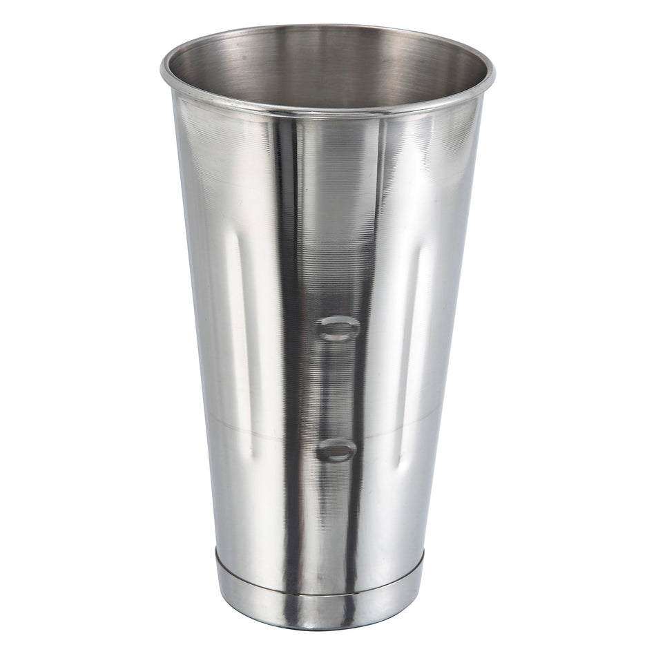 Winco MCP-30 30 Oz Malt Cup Stainless Steel with Ergonomic Handle