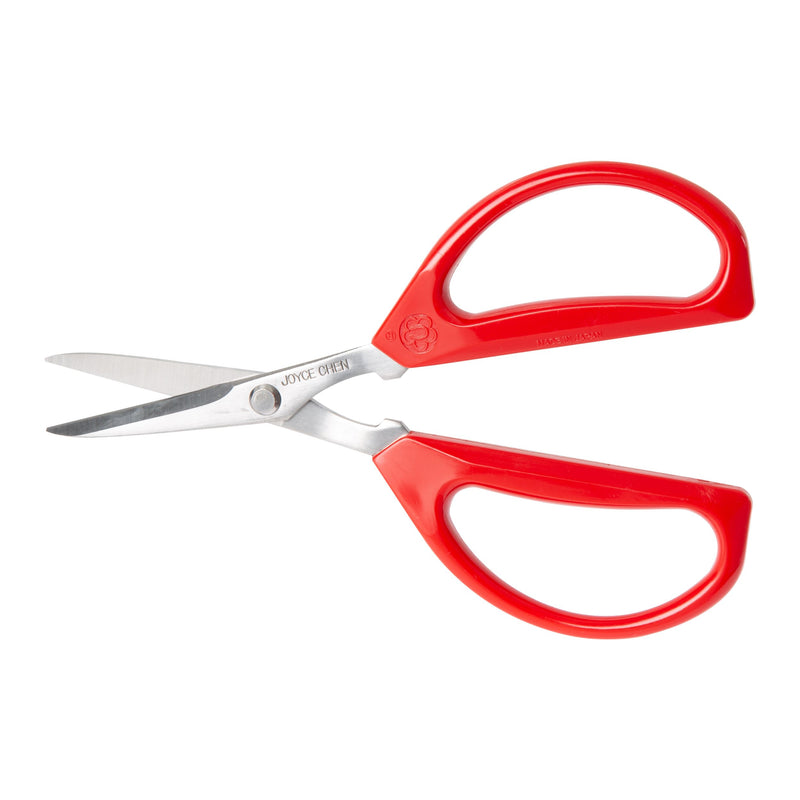 Winco KCHZ09010 9.06 Inch Kitchen Scissors with Red Handles 2 Pack