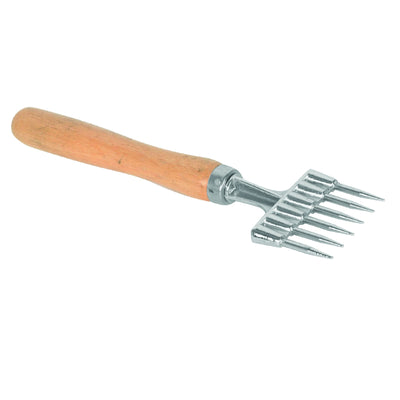 Thunder Group IRCP008 9 Inch Ice Chipper 6 Prong Wood Handle Carbon Steel