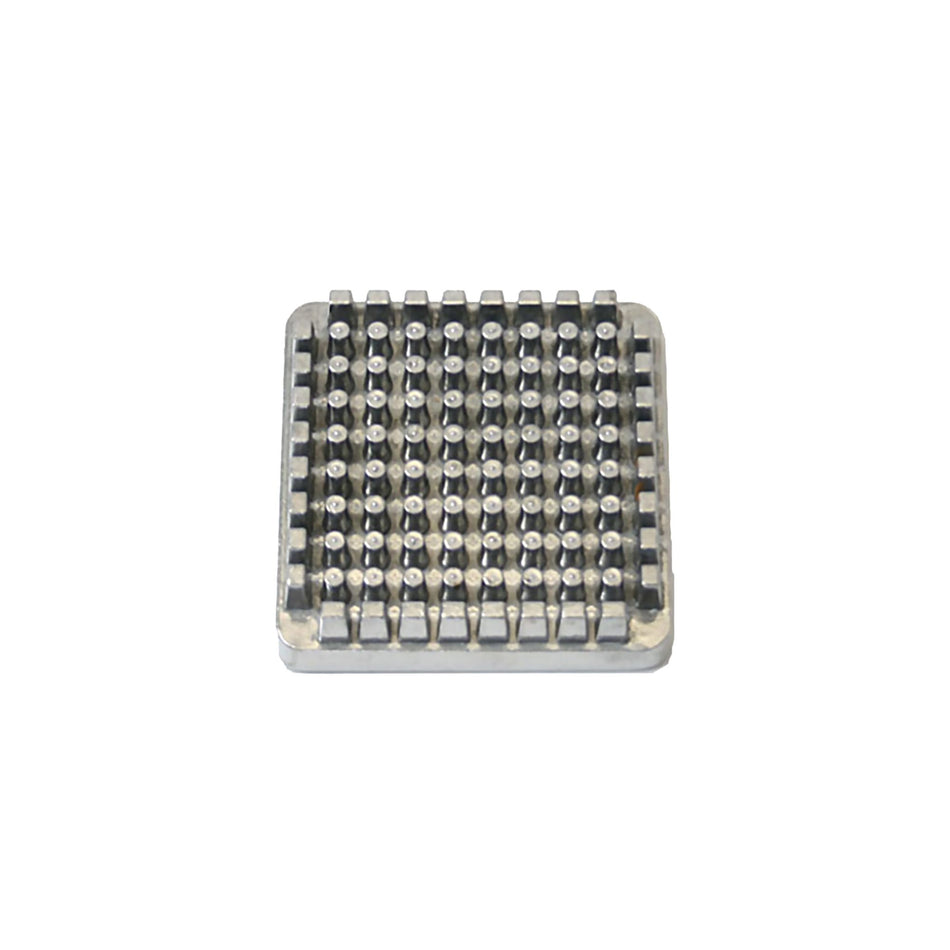 1/4" Blade, 3" x 3" x 1" Pusher Block for French Fry Cutter Replacement, Aluminum Frame with Stainless Steel Blade