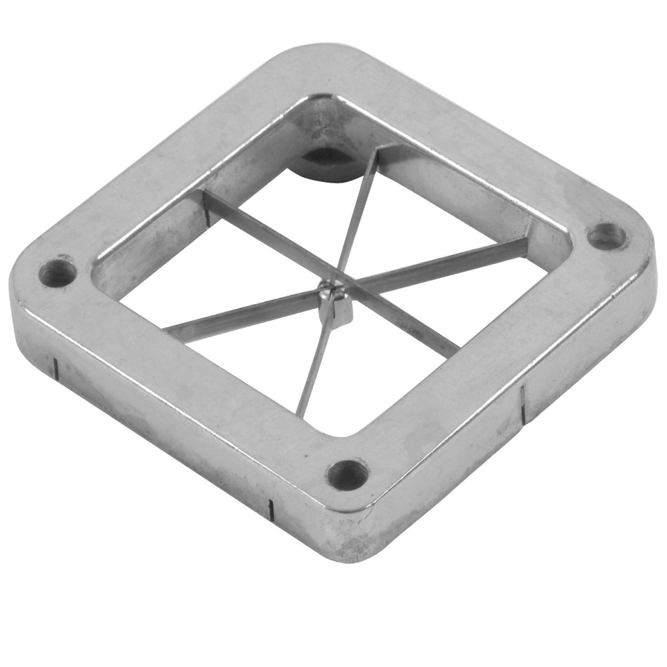 6 Wedges, 4-5/8" x 4-5/8" x 3/4", French Fry Cutter Replacement, Aluminum Frame with Stainless Steel Blade