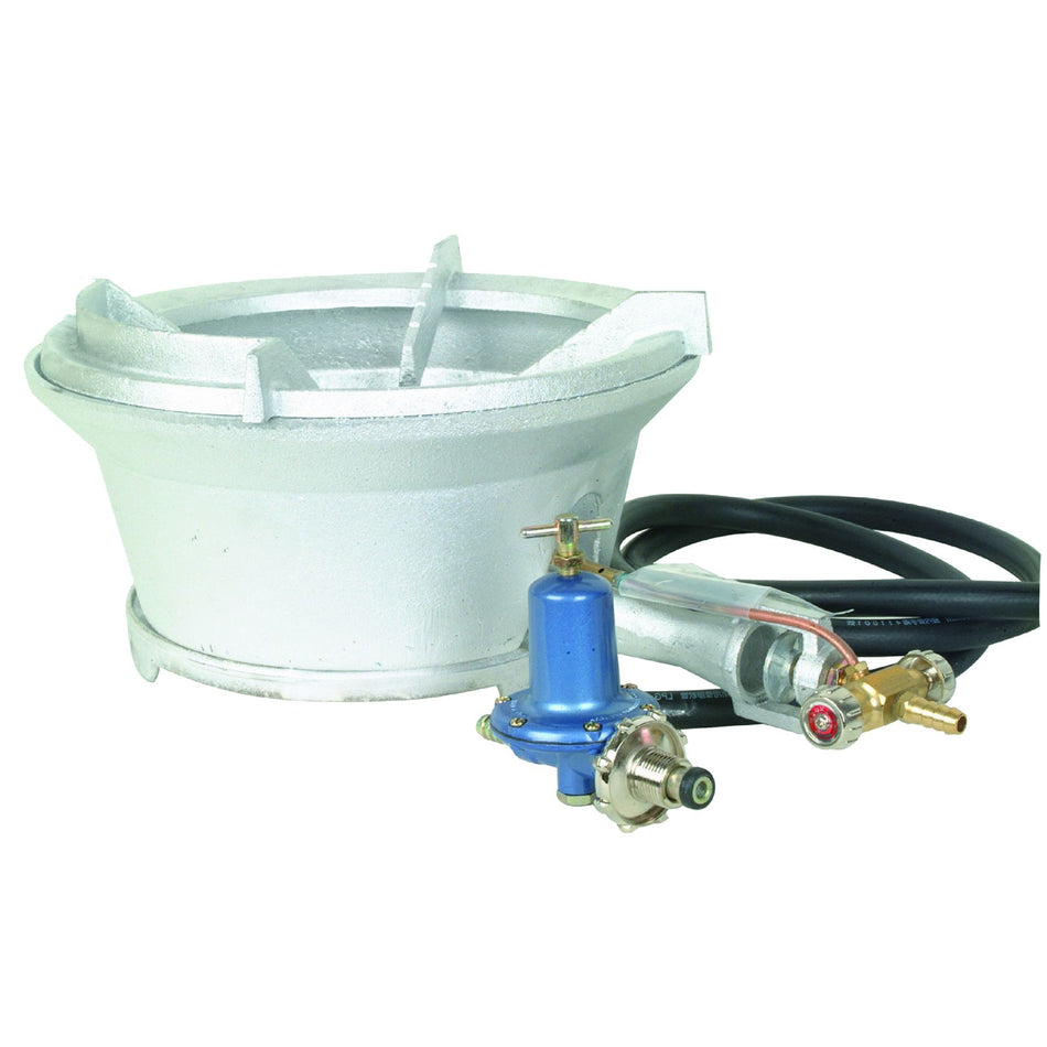5B Heavy-Duty Propane Fast Stove – 76,800 BTU Built-In Burner with Medium-Pressure Regulator & Black Lockable Hose
