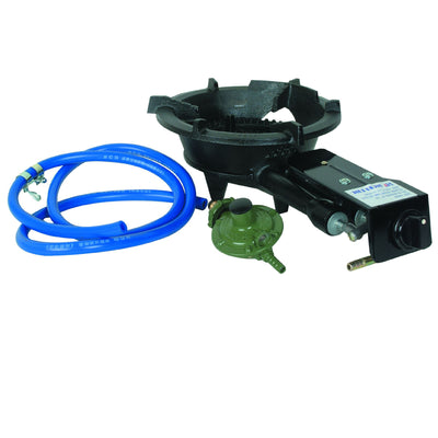 Thunder Group IRFS002 18 Inch Single Gas Burner 16800 BTU with Hose and Nozzle