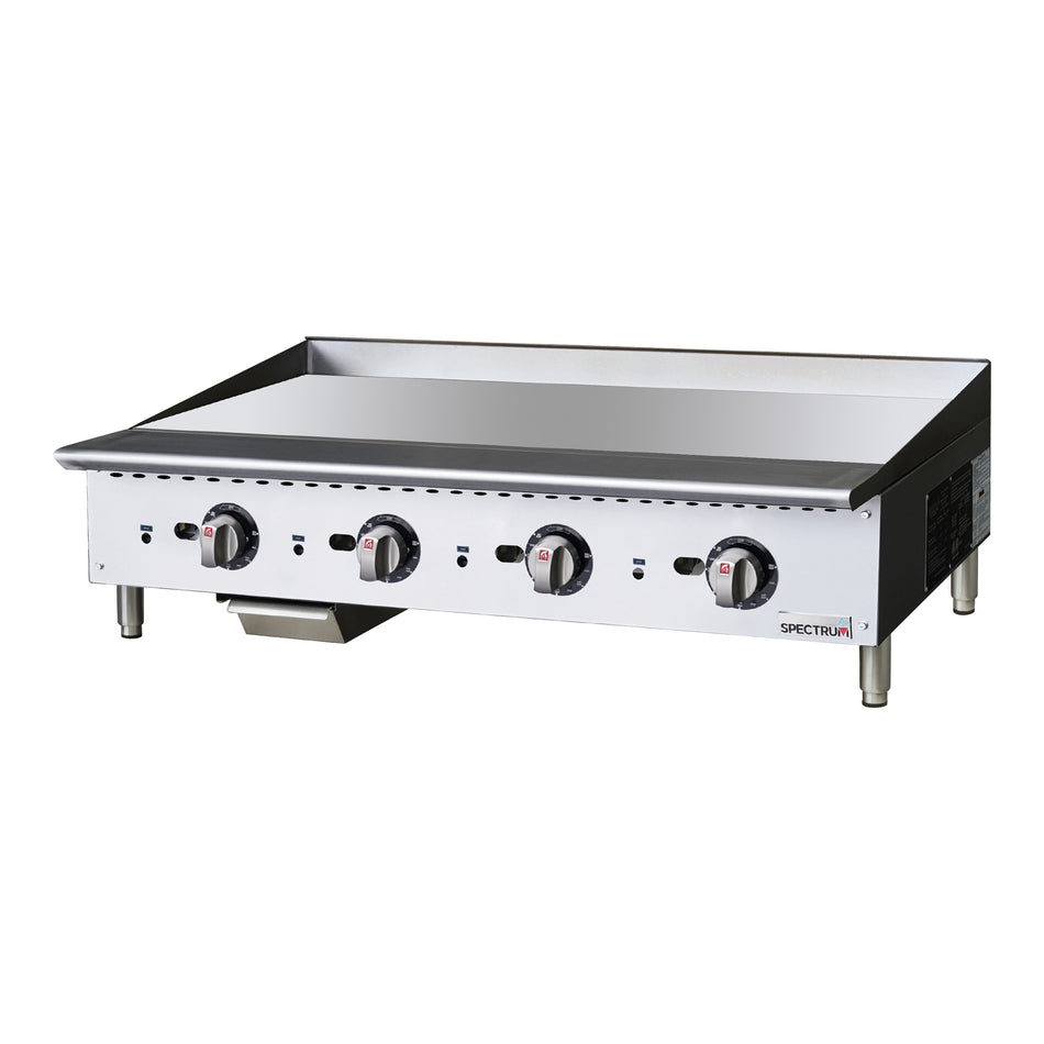 Winco NGGD-48T Spectrum Griddle, 48", Thermostatic, Natural Gas