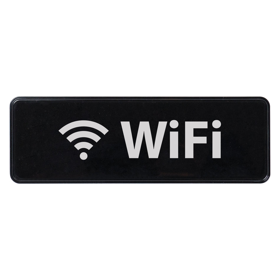 Winco SGN-330 Information Signs, 9"W x 3"H - SGN-330 - WiFi