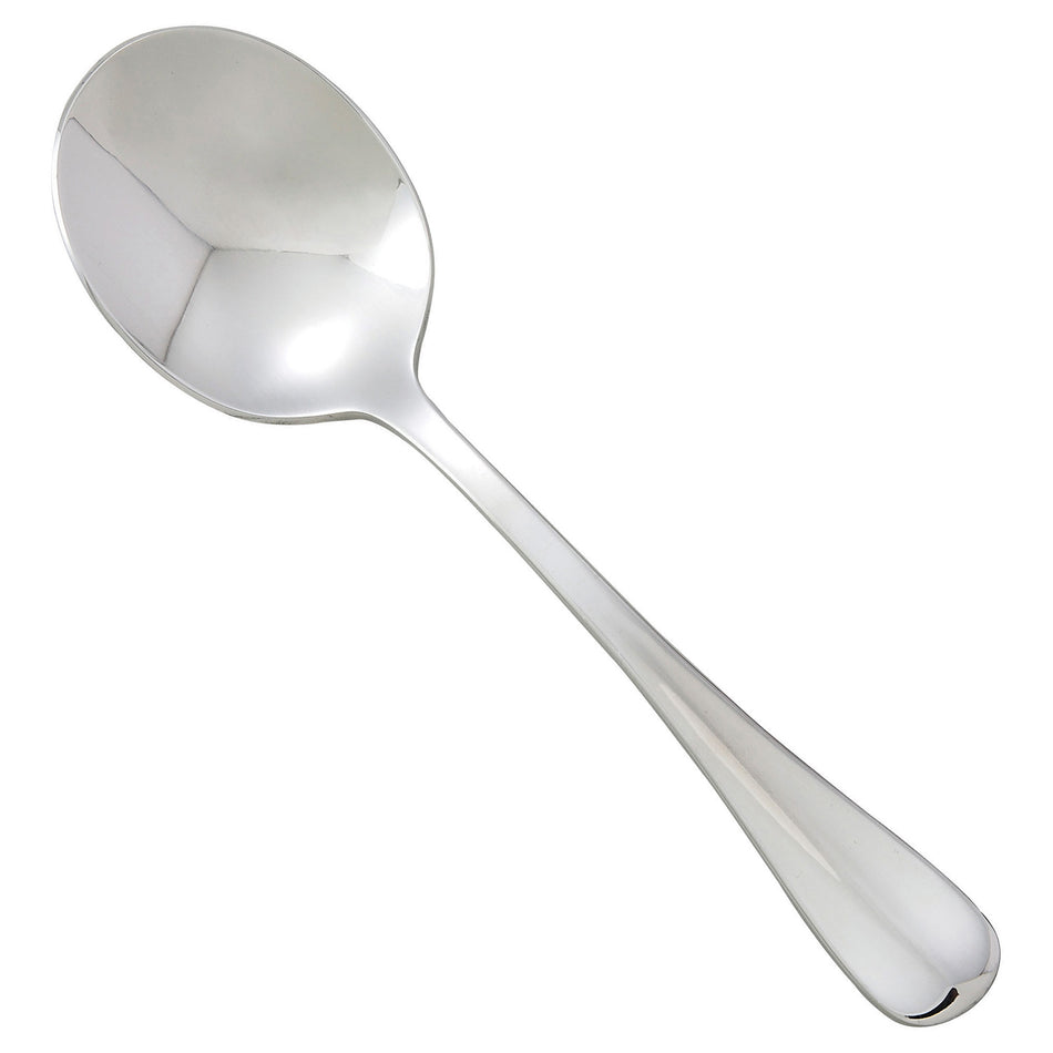 12 pack Winco 0034-04 Stanford Bouillon Spoon, 18/8 Extra Heavyweight