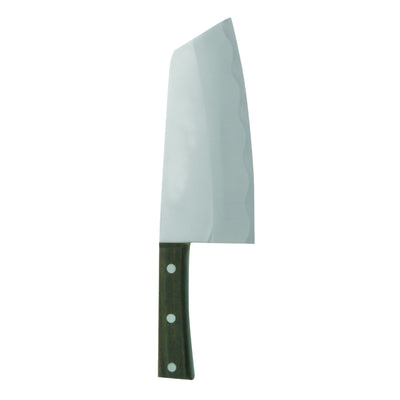 Thunder Group JAS010055A 6-3/4 Inch Blade Sharp Cleaver Knife Wood Handle
