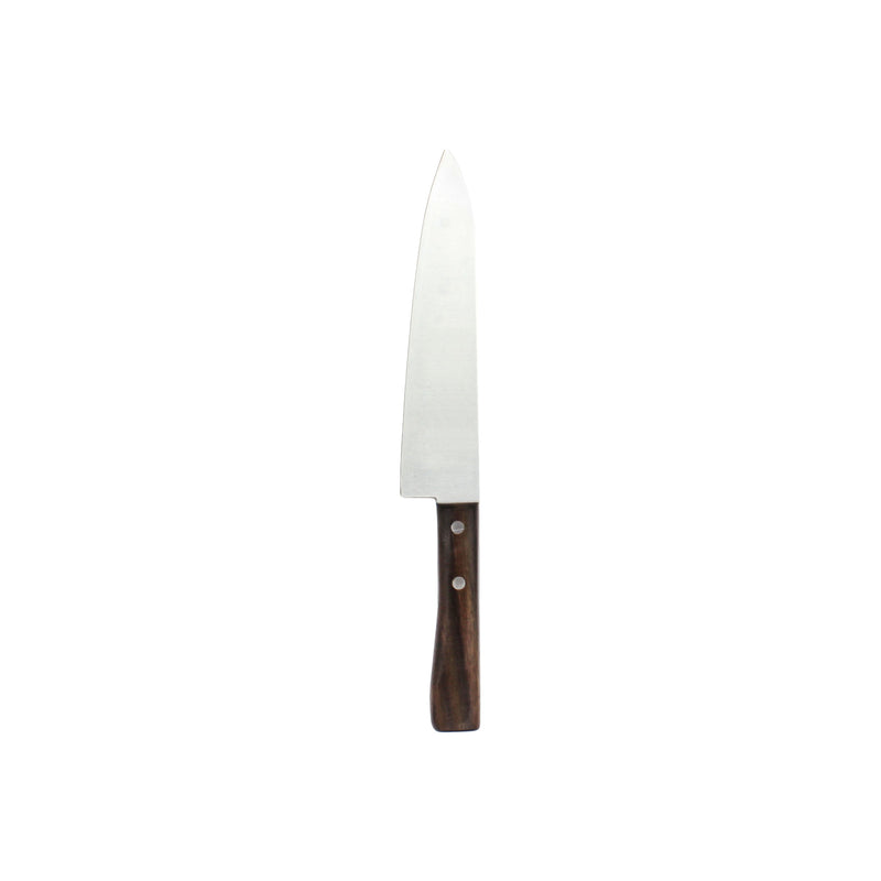 Thunder Group JAS013001 12 Inch Pointed Japanese Cow Knife Riveted Wood Handle Stainless Steel