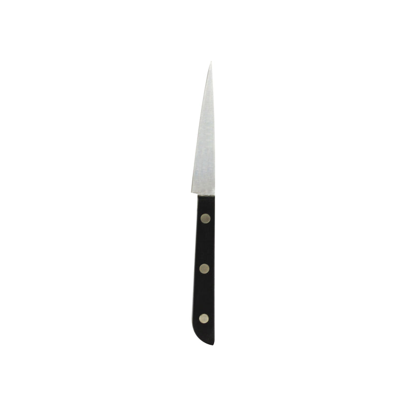 Thunder Group JAS013090 3-1/2 Inch Blade Riveted Wood Handle Carving Knife