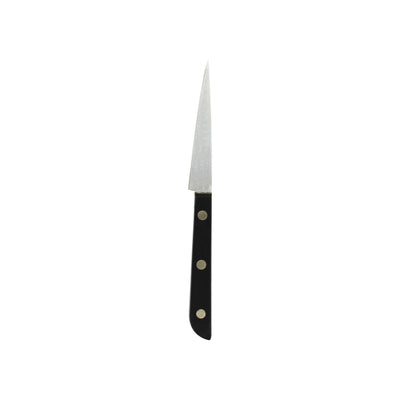 Thunder Group JAS013090 3-1/2 Inch Blade Riveted Wood Handle Carving Knife