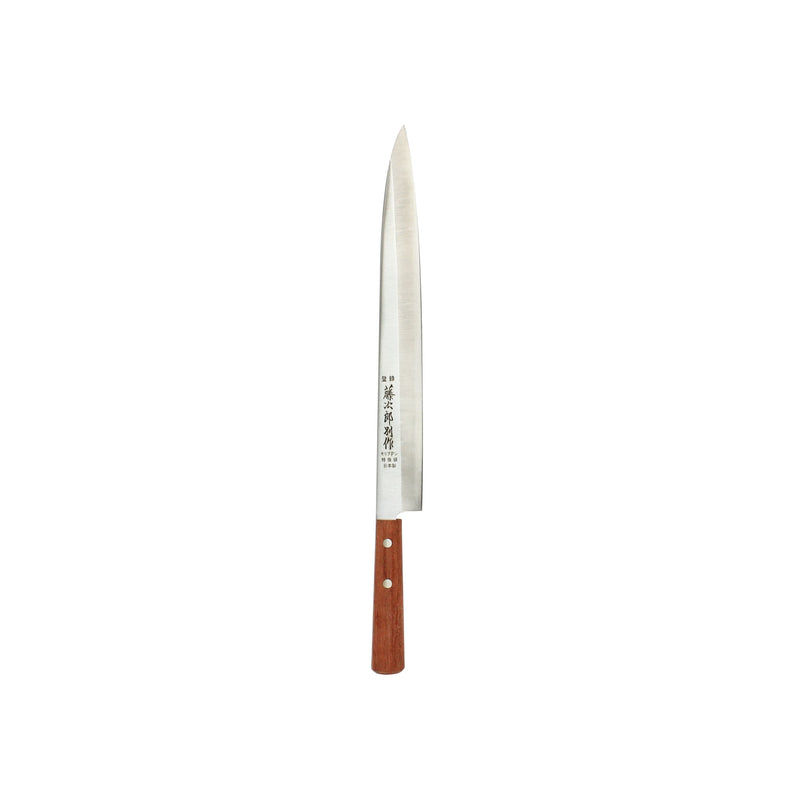 Thunder Group JAS014300 12 Inch Blade Pointed Riveted Wood Handle Knife