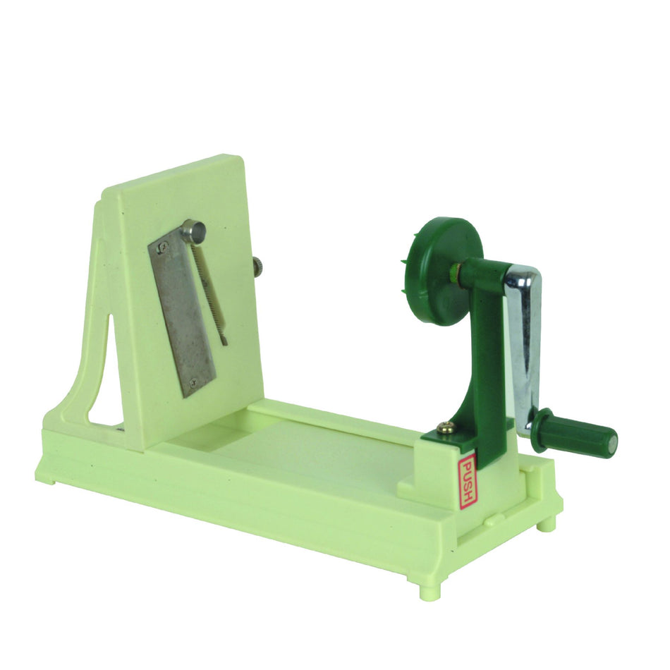 Manual Vegetable Shredder with Turn Lever, comes with 3 shred Blades, Plastic Body and Stainless Steel Blades