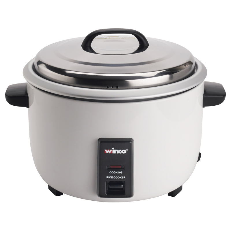 Winco RC-P301 30 Cup Electric Rice Cooker with Stainless Steel Body