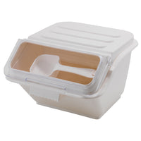 Winco IB-2S 11-3/4 Inch Ingredient Bin with Transparent Lid Polypropylene