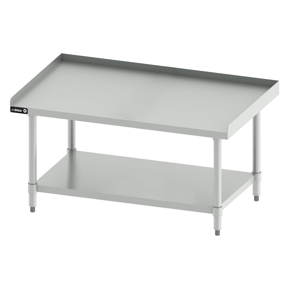 Winco ES-4830 48 Inch Stainless Steel Equipment Stand with Galvanized Base