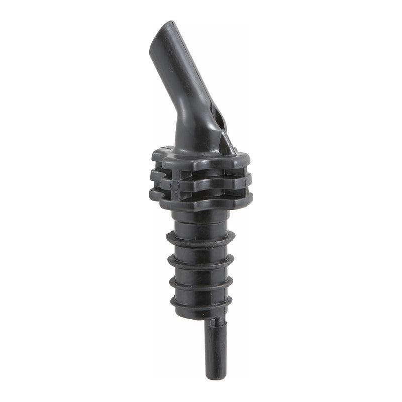 Winco PPR-1 0.05 lb Free Flow Flexible Plastic Liquor Pourer Black