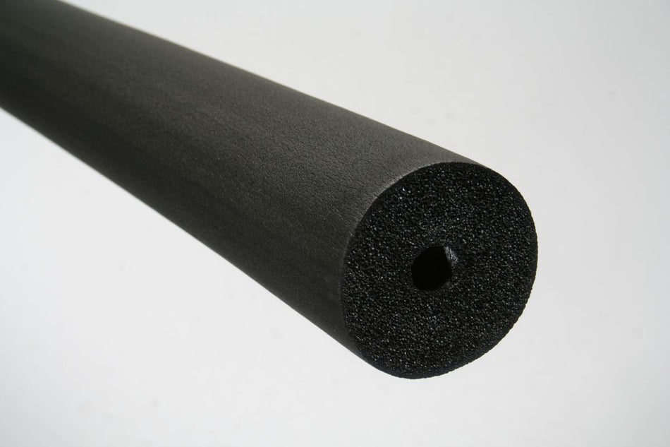 K-Flex 6RX038048, 1/2 in ID Pipe Insulation x 3/8 in Wall x 6 ft, Black Closed-Cell Foam Tube, R2.5, Insul-Tube 180
