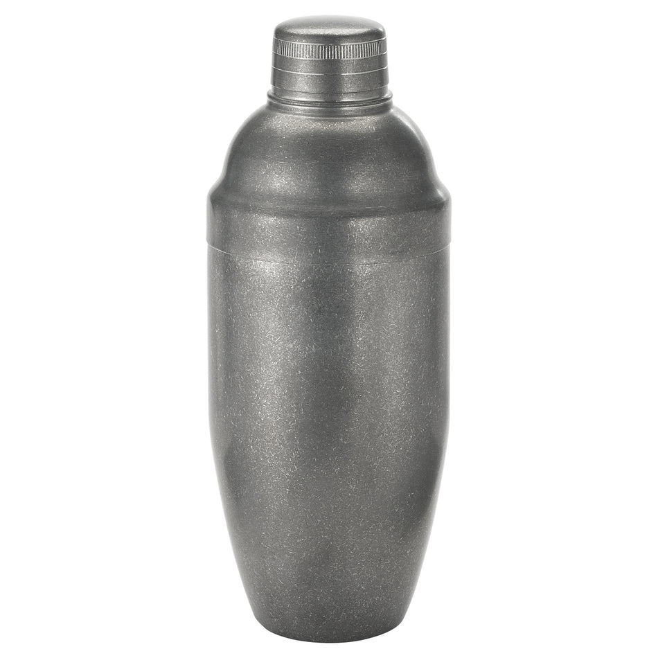 Winco BASS-24CS After5 24 oz Bar Shaker, 3 Piece Set, Crafted Steel