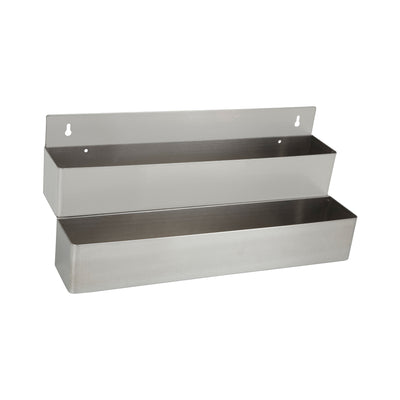 Winco SPR-22D 22 Inch Double Speed Rail Stainless Steel with Keyholes