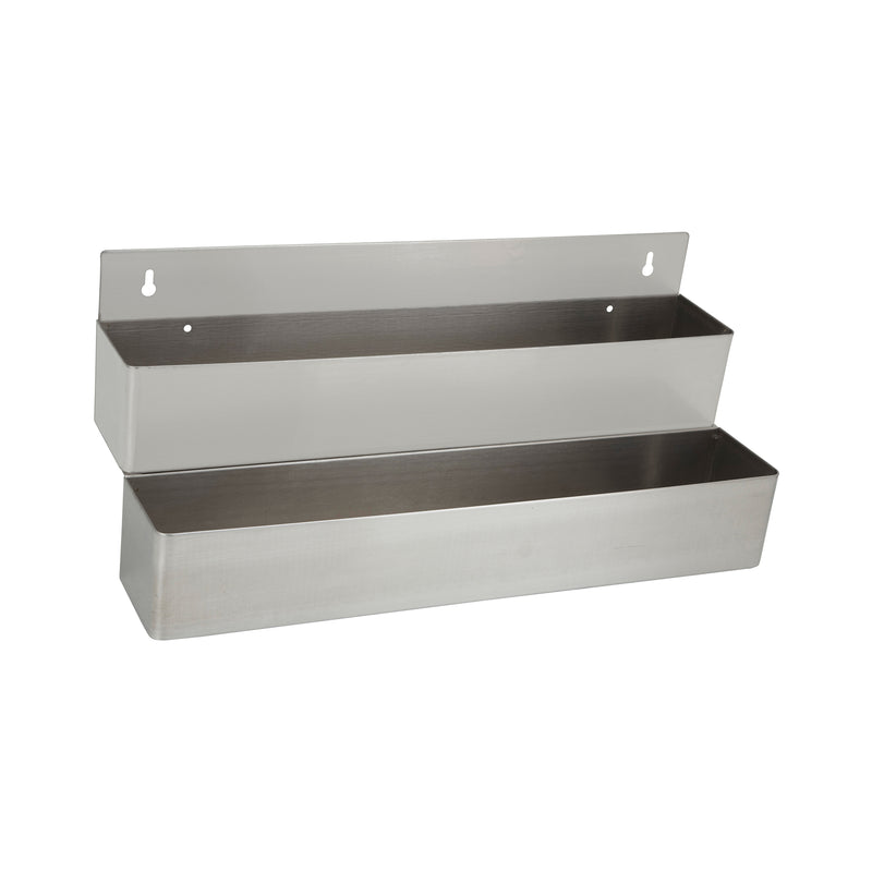Winco SPR-22D 22 Inch Double Speed Rail Stainless Steel with Keyholes