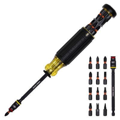 Klein Tools® Screwdriver 14-in-1 Adjustable HVAC Magnetic 32304