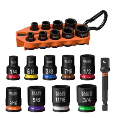 Klein Tools® Socket 6.0000 Pack 3/8" Drive 33809