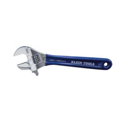 Klein Tools® Wrench Adjustable 1.5" (3.8 cm) Jaw (Imperial (SAE) & Metric D86930
