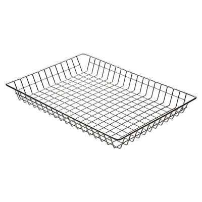 Winco DB-1218 12 Inch Rectangular Doughnut Basket Nickel Plated