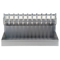 Micro Matic KRONOS-12SSKR 36 Inch Wall Mount Glycol Cooled Draft Tower Stainless Steel with Drip Tray