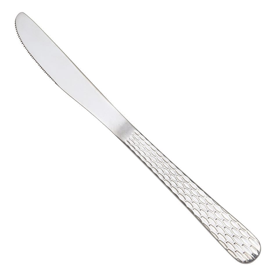 12 pack Winco 0023-08 Caspian Dinner Knife, 18/0 Medium Weight