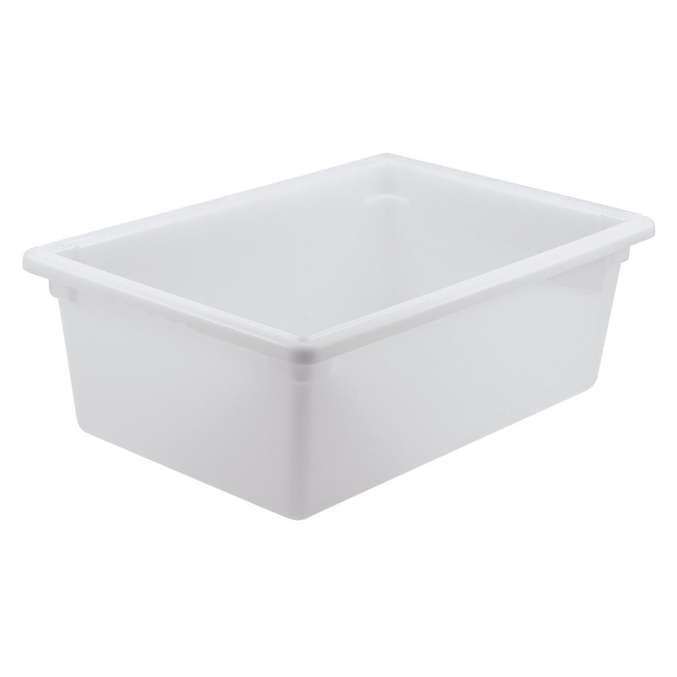 Winco PFFW-9 18 Inch White Food Storage Box 13 Gallon Polypropylene Stackable