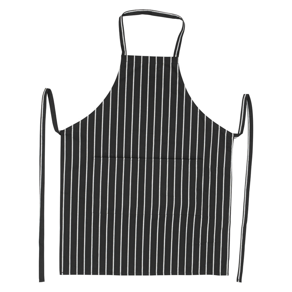 Winco BA-3427CS 27 Inch Bib Apron Full-length with 2 Waist Pockets Poly-cotton